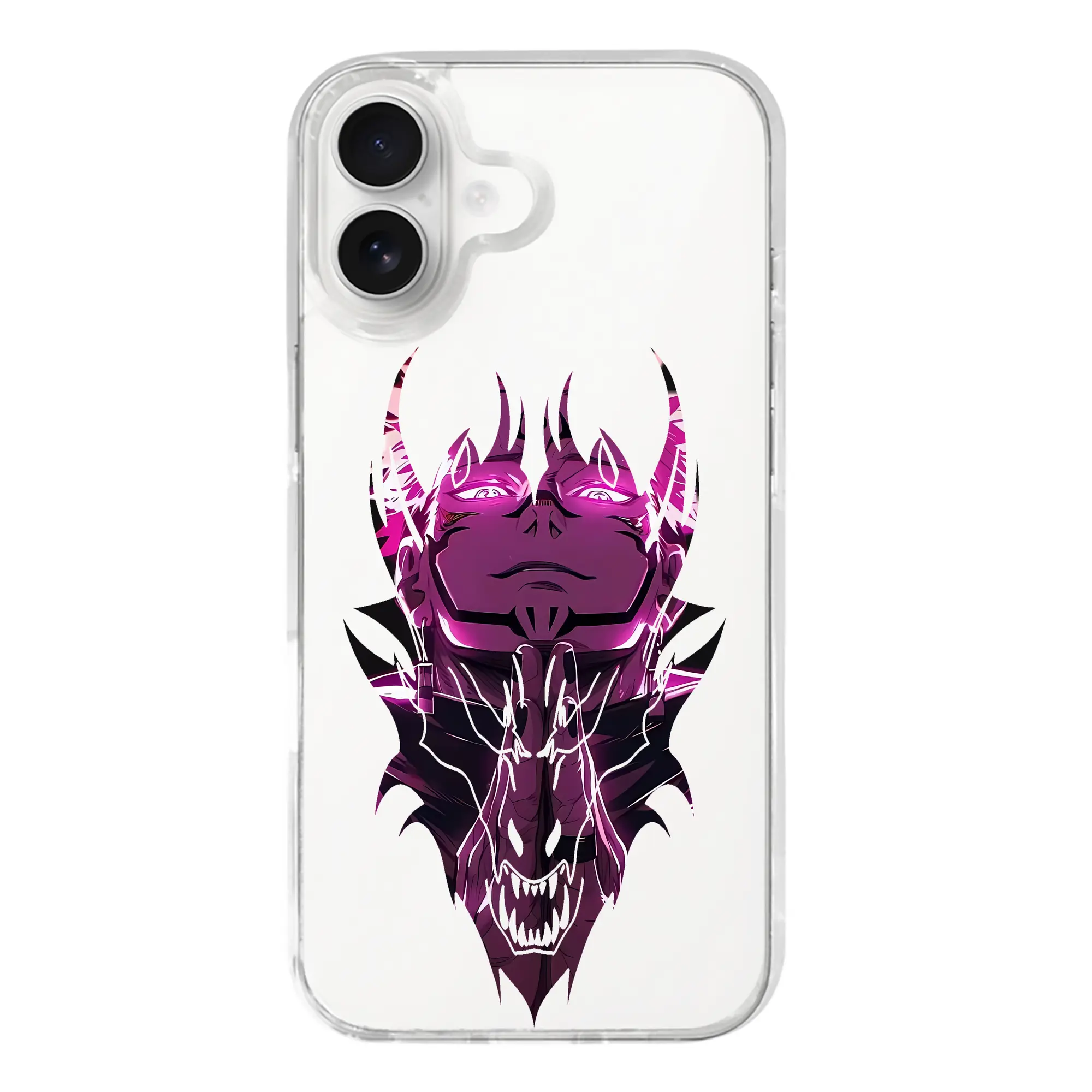 呪術廻戦 グッズ,両面宿儺 - iPhone 17シリーズ 透明スマホケース – 薄型・耐衝撃・精密フィット保護カバー